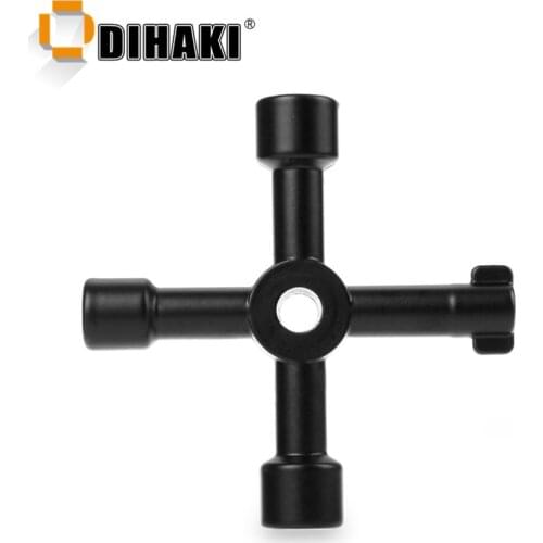 4 in 1 Universal Key Wrench Square Key Triangle hole key Electrical Cupboard Box Elevator Cabinet Switch Wrench Key