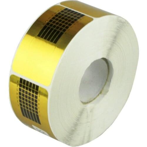 500pcs/roll Nail Sticker for Nail Extensions UV Gel Nail Form Paper Tray Extension Nail Art Tips