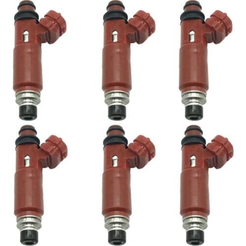 6pcs Fuel Injector Nozzle For Mazda RX-8 1.3L R2 04-08 195500-4430 N3H1-13-250A 1955004430 N3H113250A 195500 4430 N3H1 13 250A
