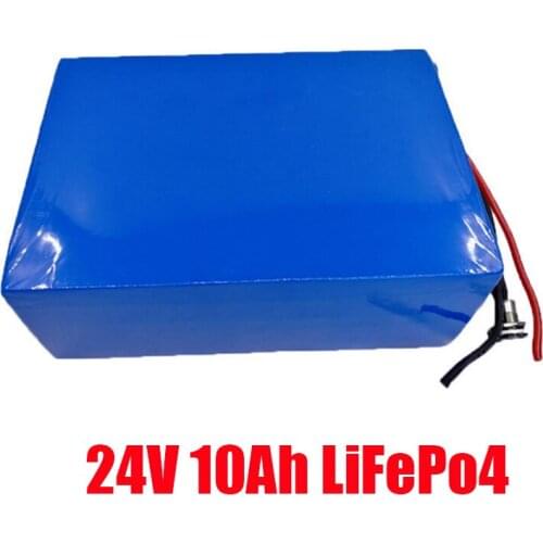 Deep cycle Golf cart battery 24v 10ah electric bicycle lifepo4 battery + charger
