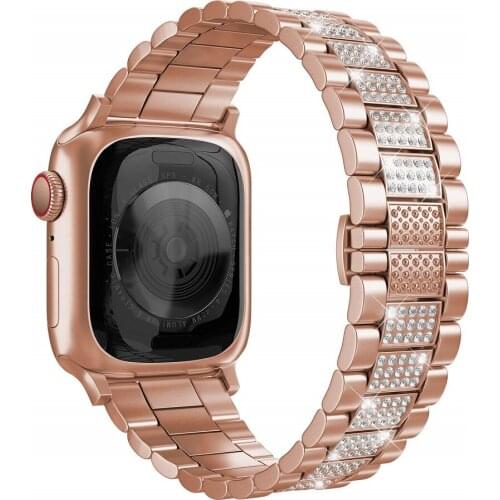 Bling Band Compatible for Apple Watch Band 38mm 40mm 42mm 44mm correas for iWatch Strap Series 5 4 3 2 1 Jewelry Wristband belt