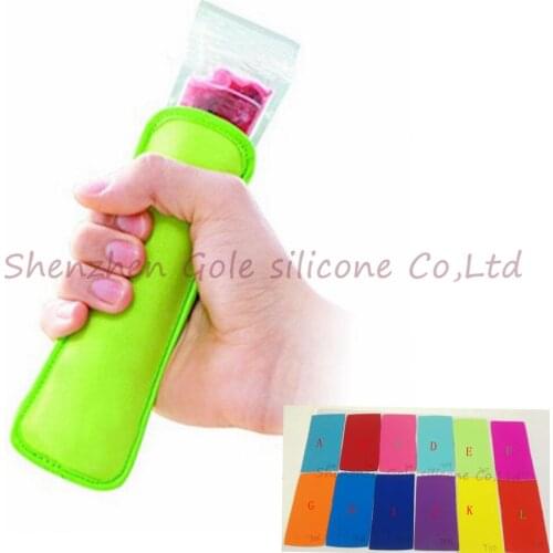 DHL shipping Package Edge large 300 pcs Neoprene Ice Popsicle Sleeve Pop Holders, Ice Lolly, Ice Block