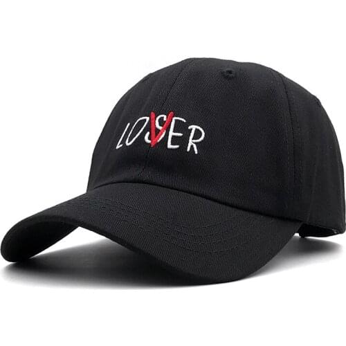 Men women Fashion Lover Loser Baseball cap unisex embroidery 100% cotton dad hat adjustable snapback hip hop hats high quality