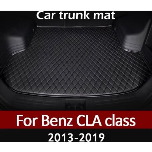 MIDOON Car trunk mat for Benz CLA class sedan 2013 2014 2015 2016 2017 2018 2019 cargo liner carpet interior accessories cover