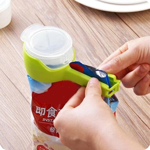 Multifunction Seal Pour Food Storage Bag Clamp Snack Sealing Clip Home Kitchen