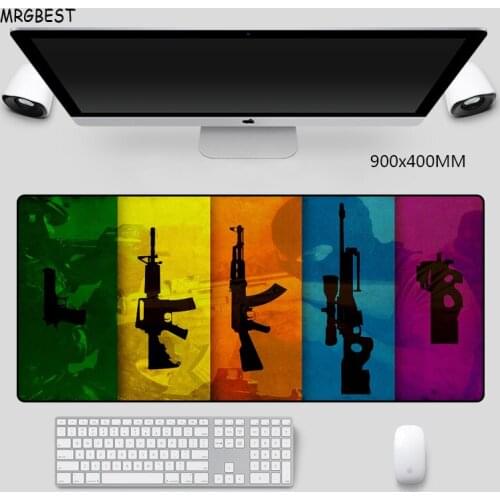 MRGBEST 5 Colors CSGO Gaming Mouse Large Mousepad Anti-slip Durable Rubber Laptop Notebook Desk Pads for CSGO LOL Keyboard Pad