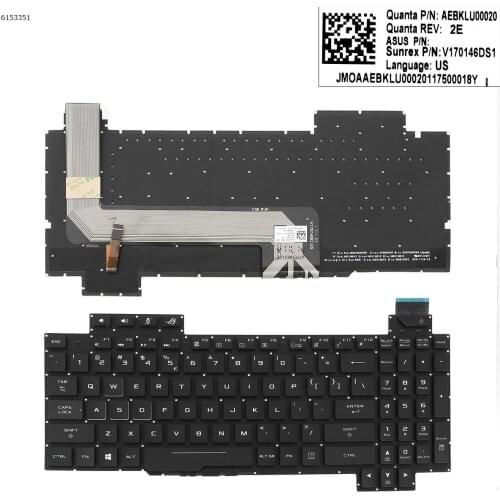 New US Version Keyboard For ASUS ROG Strix SCAR GL703GS GL703GM GL703VD GL703VM GL703GE Laptop NO FRAME Full Colorful Backlit