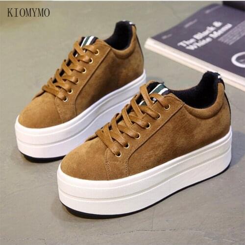 2021 New Autumn And Winter Increased Sports Womens Shoes Korean Version Of All-Match Casual Platform Womens Shoes