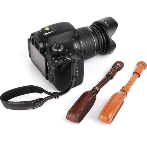 Camera Strap PU Leather Camera Wrist Hand Strap Grip For Panasonic DC-TZ90 TZ100 TZ90 TZ80 TZ70 TZ60 TZ57 TZ50 TZ40 DSLR Strap