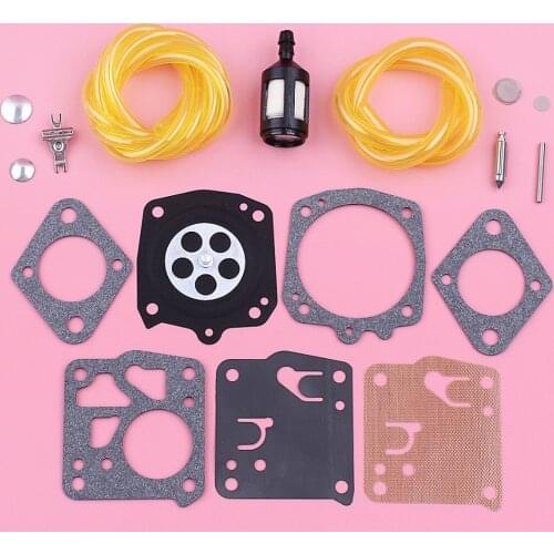 Carburetor Repair Rebuild Diaphragm Kit For Husqvarna 162 266 268 181 281 272XP Fuel Filter Line Hose Chainsaw Replace Part