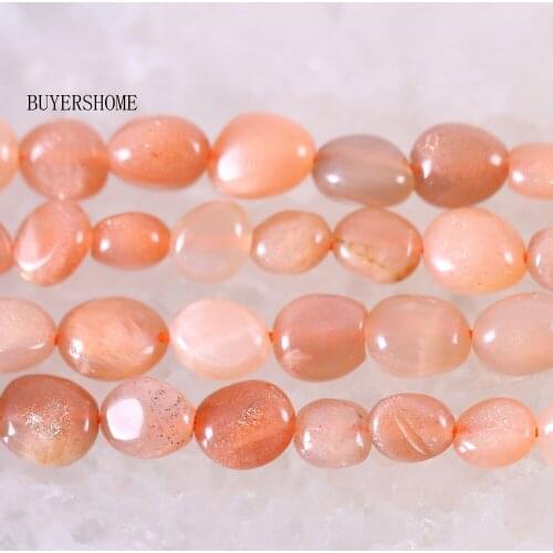 Earrings Natural Stone Orange Quartz Irregular Loose Beads For Making Jewelry String Gem S083