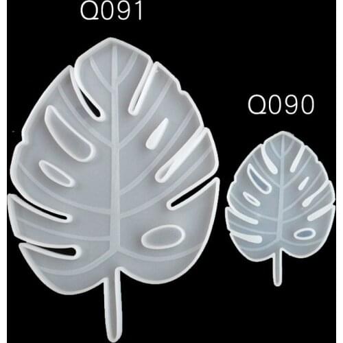 Maple Leaf Shapes Coaster Silicone Molds for Palm Epoxy Resin Molds Casting Diy Coasters Mould Jewelry Making Tools