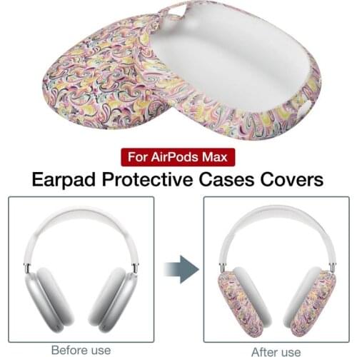 For AirPods Max Replacement Silicone Ear Pads Cushion Cover Headphone EarPads Earmuff Protective Case Sleeve Headset Accessories