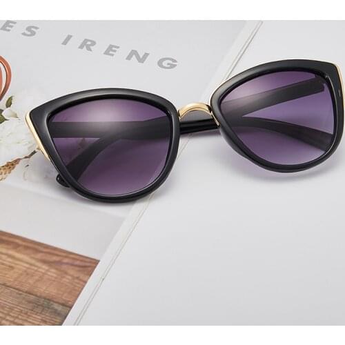 New Cat Eye Women Sunglasses shade for women fashion sunglasses Retro Cat eye Sun glasses Female Eyewear UV400