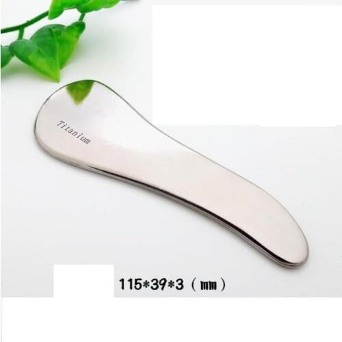 Steel Gua Sha Board For Scraping Titanium Guasha Tools For Chinese Body Back Waist Neck Shoulder Scraper Therapy Pain Relieving