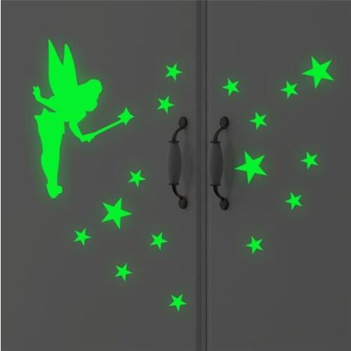 Luminous Stickers Switch Sticker Glow in the Dark Funny DIY Home Decoration Living Room Bedroom murals poster