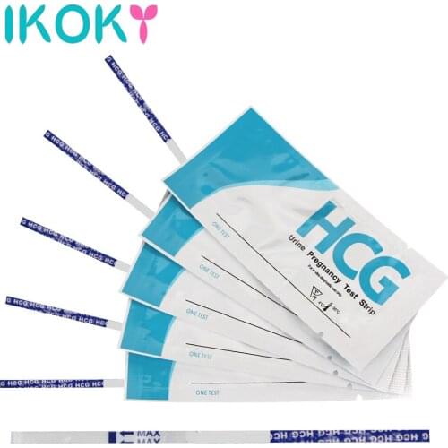 IKOKY LH HCG EARLY Testing Kits Urine Measuring Early Pregnancy PH Test Strips Pregnancy Test Kit 20Pcs Adult Products