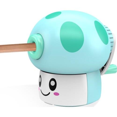 Cute Pencil Sharpener Office School Supplies Stationery Kawaii Mushroom Manual Pencil Sharpener for Girl точилка для карандашей
