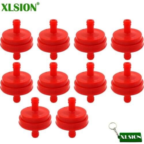 XLSION 10pcs/20pcs 1/4" Fuel Filter For BRIGGS & STRATTON 298090 298090S 4105 5018B 5018H 5018K JOHN DEERE AM107314 LG298090