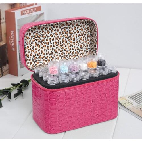 84 Slots Storage Box D-iamond Painting Tool Bag Jewelry Beads Nail Art Pills Organizer Case Zipper Design Small Parts Organized