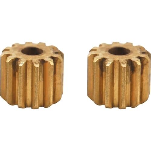 For WPL D12 1/10 RC Car Upgrade Parts 2 Pcs 12T Motor Gear Spare Accessories