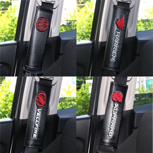 2pcs car-styling excellent all Carbon fiber case for Toyota 86 harrier Vellfire Alphard car styling