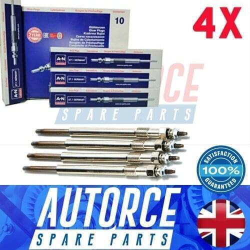 4X FOR CITROEN BERLINGO RELAY DISPATCH JUMPY C3 C4 C5 DS3 DS4 DS5 HEATER GLOW PLUGS 5960 E6 , 5960 K6 , 96 865 043 80