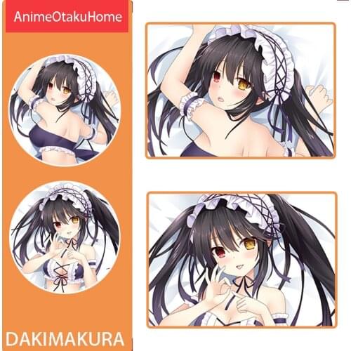 Anime DATE A LIVE Tokisaki Kurumi Sexy Lovely Girl Throw Pillow Cover Hugging Pillowcase Otaku Bedding Dakimakura Pillow Case