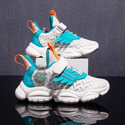 Boys' Hollow Basketball Shoes Childrens Sports Shoes, Summer and Autumn New Styles Big Childrens Leisure Shoes Kids Sneakers