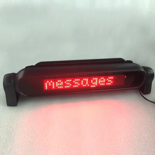 Wireless Vehicle LED Display 7X50 Dot Scrolling LED Sign Rotatable Car Display Car Styling