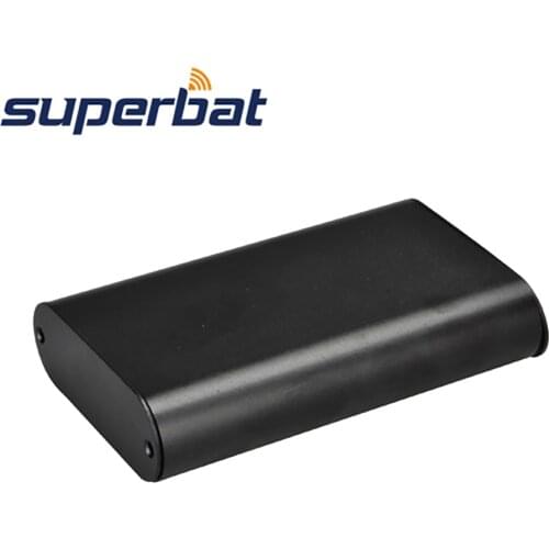 Superbat 24X70X110mm Extruded Anodized Black Aluminum Box Case 4.33"*2.76"*0.94"(L*W*H) Electronic Project Enclosure with Screws