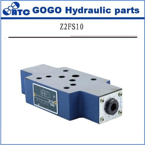 Hydraulic modular flow control valve, stacked throttle check valve Z2FS10