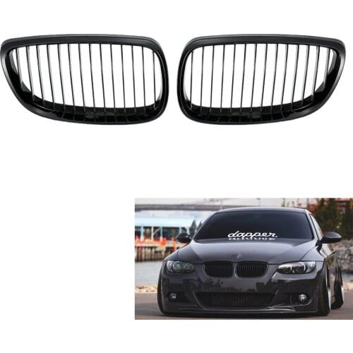 Gloss Black Kidney Grill Grille for BMW E92 E93 3 Series Coupe Cabriolet 06-09