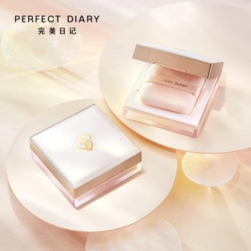 PERFECT DIARY Pearl Face Powder Calm Makeup and Oil Controlling Long Lasting Waterproof Smear-Proof Makeup