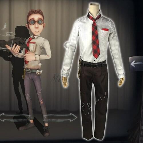 Game Identity V Cosplay Costumes Lawyer Freddy Riley Cosplay Costume Original Skin Clothes Uniform Suits Anime Comic Adult Men