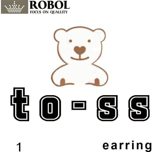 Toss Bear Sterling Silver Copy Jewelry Spanish Bear Version Jewelry Womens Fashion Earrings with Original Logo Wholesale