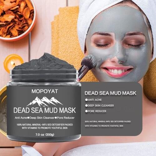 Dead Sea Mud Cleansing Mask Creamy Application Mask Moisturizing and Moisturizing Delicate Pores Volcanic Mud Mask skin care