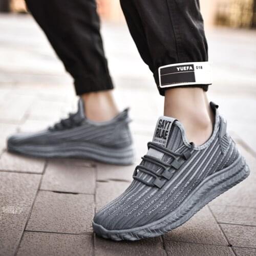 Baideng New Stylish Men Sport Sneakers Athletic Shoes Lace Up Brand Quality Cheap Running Shoes Non-slip Jogging Male Trainers