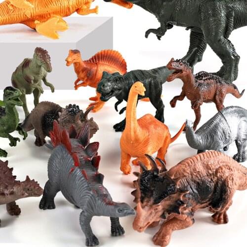 Plastic Dinosaur Model Toy Set Dinosaur Kingdom Learning Prop Gift Set