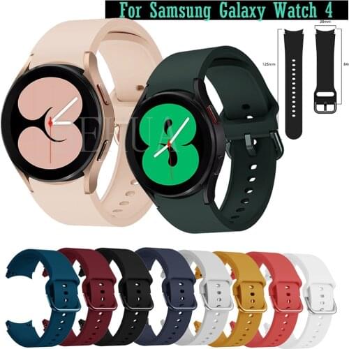 20mm Watchband For Samsung Galaxy Watch 4 44mm 40MM / Galaxy Watch 4 Classic 46mm 42mm Original band Strap Wristband Bracelet