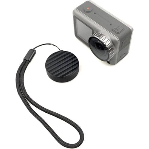 Silicone Protective Lens Cover with Sling For DJI OSMO ACTION Sport Camera Accessories Parts