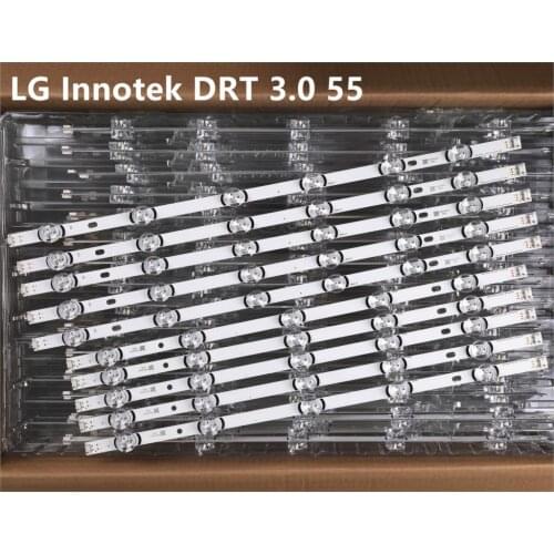 10pcs LED strip For LG Innotek DRT 3.0 55"_ A/B type Rev01 55LB561V 55LB652T LC550DUE LG55LF5950 55LY320C 55LB5700 55LF6500