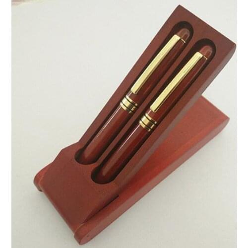 High- Grade Handmade Rosewood Fountain Pen Roller Pen Gift Box 0.5 mm Iraurita Nib As Creative Gift for Bussiness & School