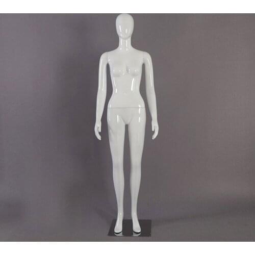 High Quality White Color Female Mannequin Fiberglass Women Model Stand On Sale