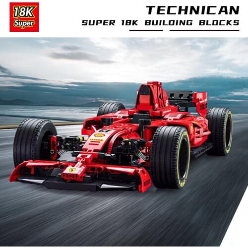 18K City Remote Control F1 Racing Car Building Blocks Bricks Model DIY Toys For Boys Sport Cars Children Kids Gift Collection
