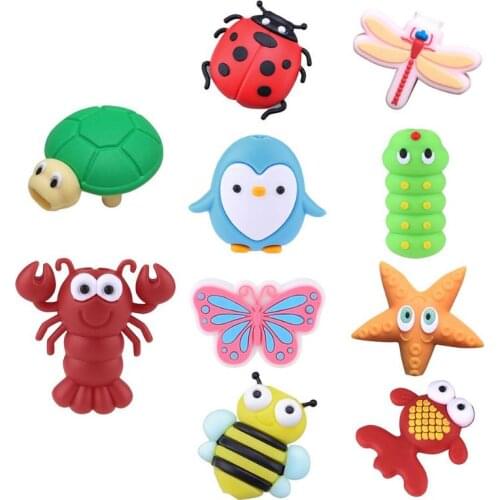 Charger Protector Cute Cartoon Bite Animal Cable Protector USB Data Cord Wire Chompers Charger Line Winder Holder Protection