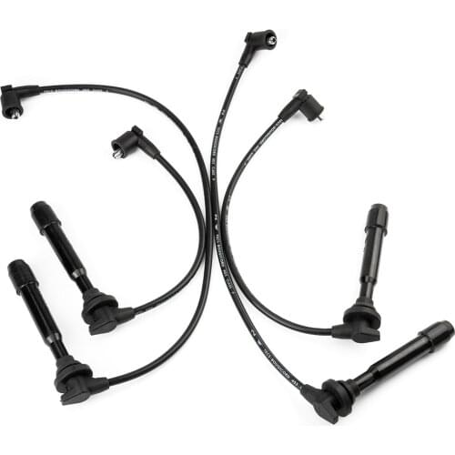 1Set Auto Parts Spark Plug Cable Set for Hyundai Elantra Tucson Tiburon 2.0L for Kia Soul Spectra 27501-23B70 2750123B70