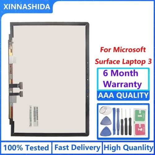 100% Tested LCD For Microsoft Surface Laptop 3 13.5" 15.0”LCD Display Touch Screen Digitizer Repair For 1867 1868 1873 LC