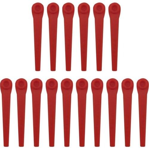 100Pcs Plastic Grass Trimmer Blades Replacement Lawn Mower Blade for Grass Trimmer Garden Tool Accessories