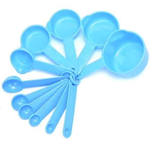 11pcs/set Kitchen Measuring Spoons Teaspoon Coffee Sugar Scoop Cake Baking Flour Measuring Cups Kitchen Cooking Tools
